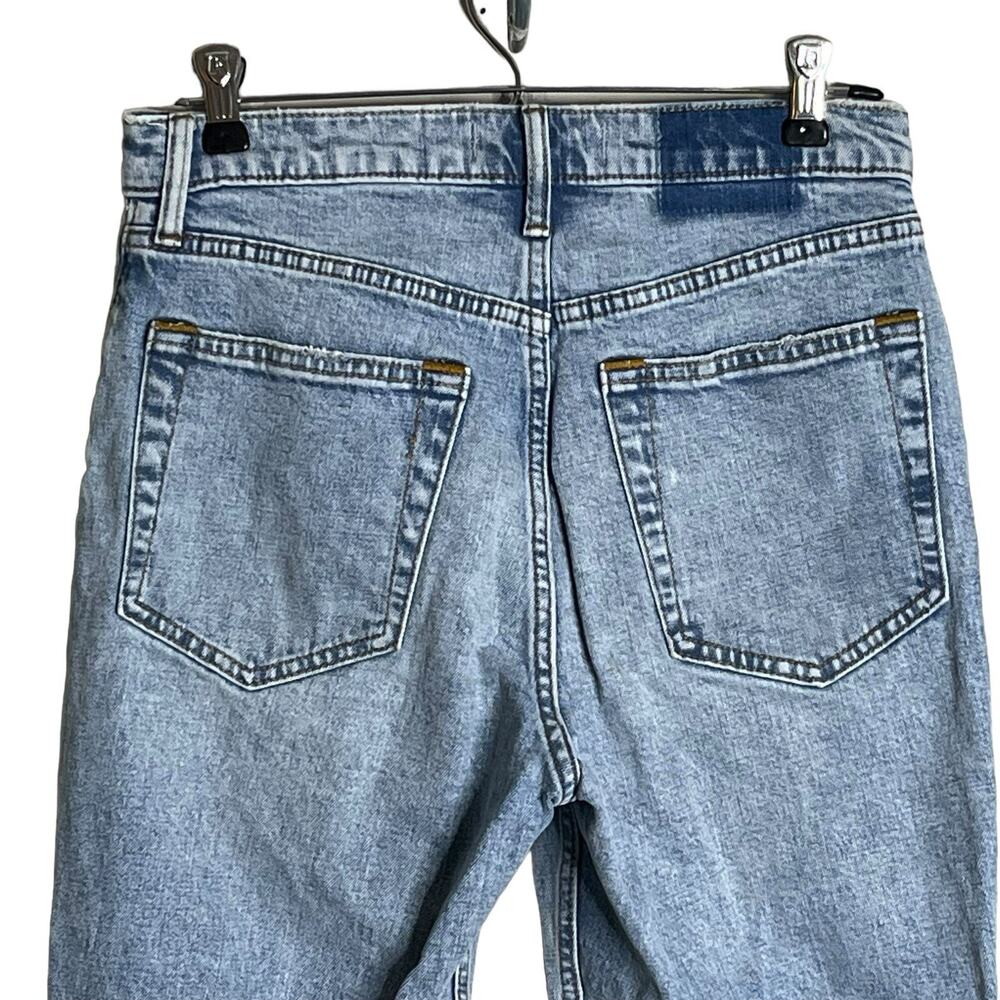 Abercrombie & Fitch Jeans Size 28 Ultra High Rise Ankle Straight Distressed Y2K - Picture 7 of 11